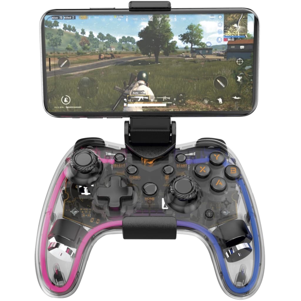 Геймпад Havit HV-G180BT RGB Transparent (HV-G180BT)