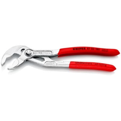 Кліщі KNIPEX сантехнічні Cobra, хромовані (87 03 180)