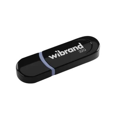 USB флеш накопичувач Wibrand 32GB Panther Black USB 2.0 (WI2.0/PA32P2B)