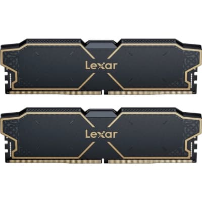 Модуль пам'яті для комп'ютера DDR5 16GB (2x8GB) 6000 MHz THOR OC Black Lexar (LD5U08G60C38LG-RGD)