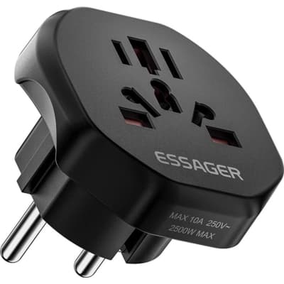 Перехідник EU to global universal adapter Essager (ECTZH-YCB01-Z)