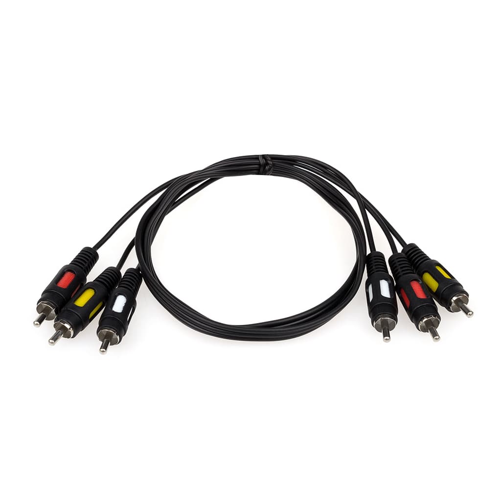 Кабель мультимедійний 3xRCA M to 3xRCA M 1.8m Atcom (10711)