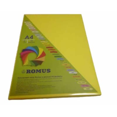 Папір Romus A4 80 г/м2 100c, yellow canary (R50799)