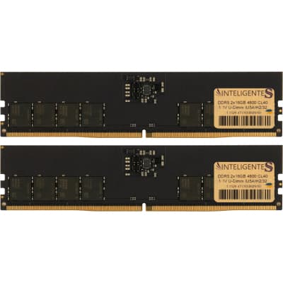 Модуль пам'яті для комп'ютера DDR5 32GB (2x16GB) 4800 MHz INTELIGENTES (IU5AIH2/32)
