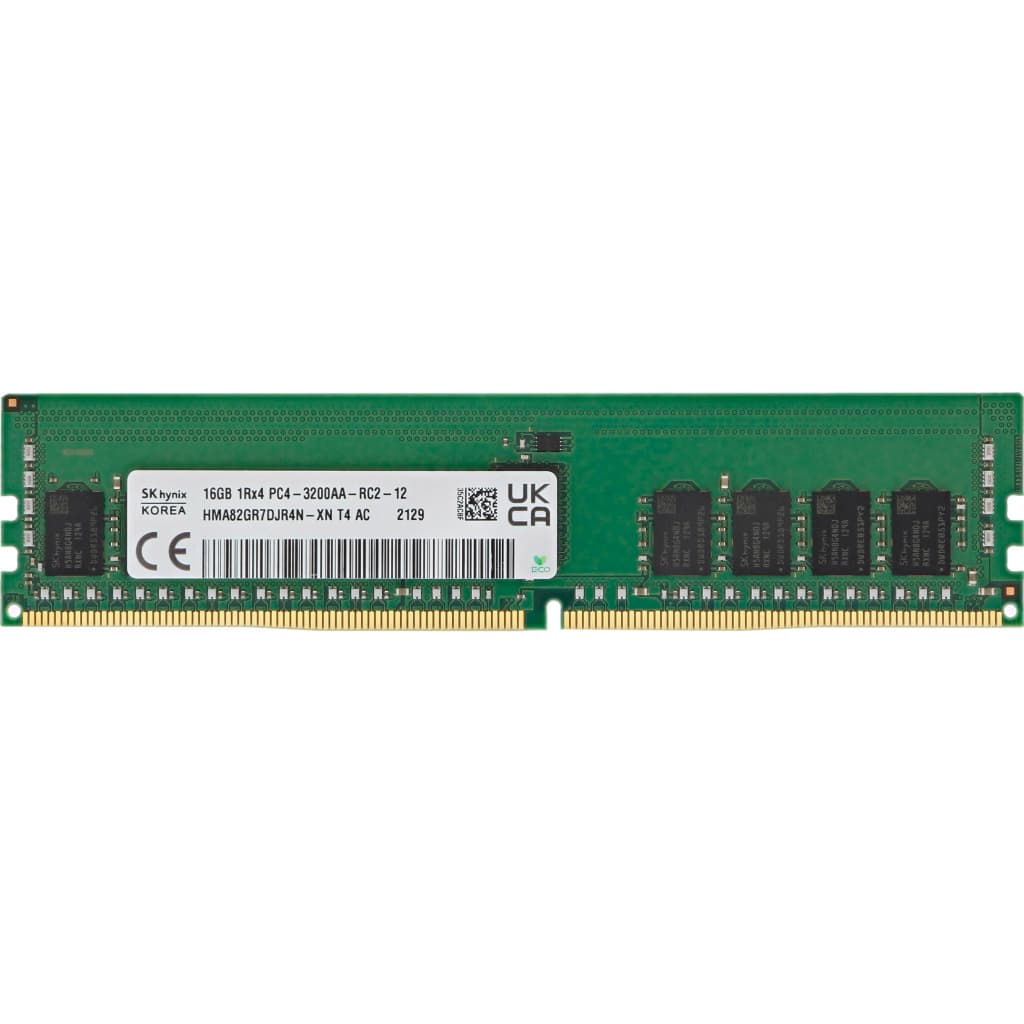 Модуль пам'яті для сервера Hynix 16GB 3200MT/s DDR4 ECC Reg DIMM 2Rx8 (HMA82GR7DJR8N-XN)