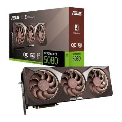 Відеокарта ASUS GeForce RTX5080 16GB NOCTUA OC (RTX5080-O16G-NOCTUA)