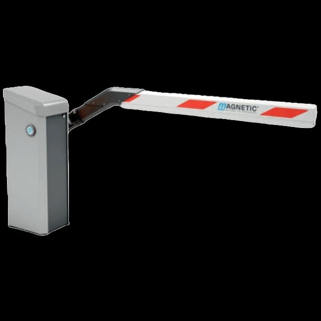Шлагбаум Magnetic без стріли (правий проїзд) білий алюміній PARKING PRO-RA00020