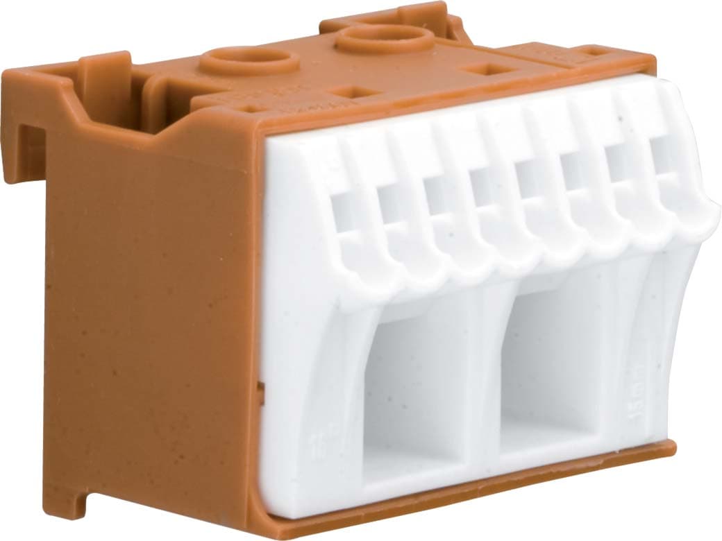 QiuckConnect фазна клема 2x16мм2+8x4мм2 ширина 45мм