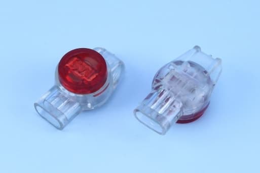 З’єднувач проводів R-тип (односторонній, 3 дроти 0,4 ... 0,9 мм), червоний Kingda.