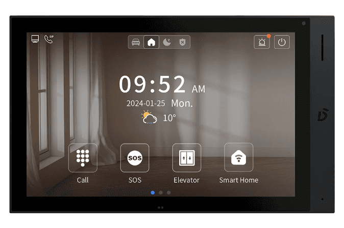 8" Android 10 домофон з Wi-fi Dnake H616W (Black)