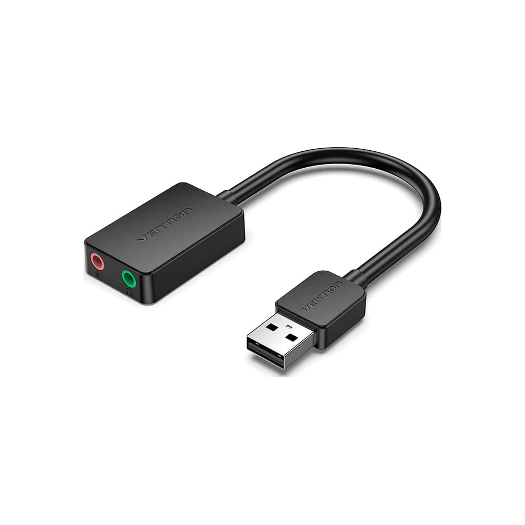 Звукова плата VENTION Audio USB 2х3,5 мм jack 0.15m (CDYB0)