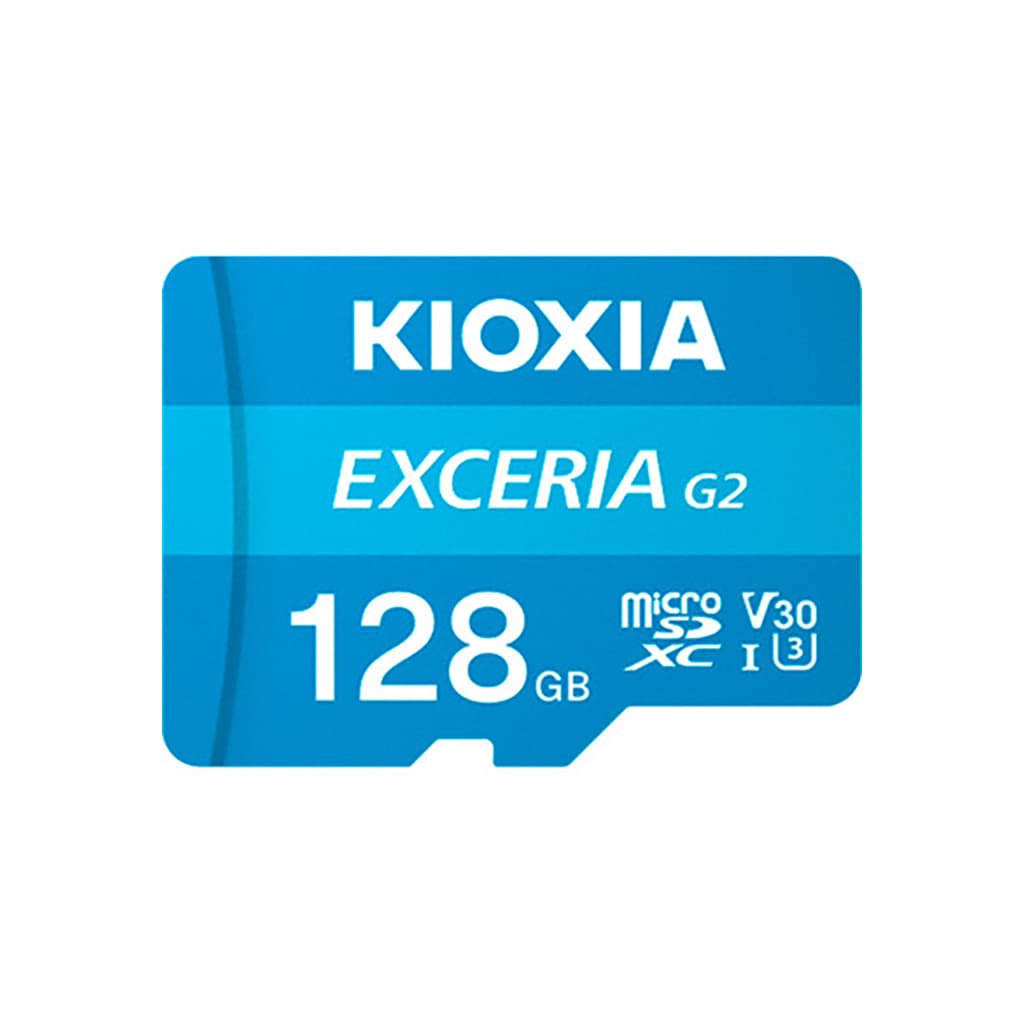 Карта пам'яті Kioxia 128GB microSDXC class 10 UHS-I U3 V30 A1 Exceria G2 (LMEX2L128GG2)