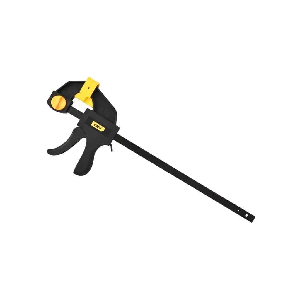 Струбцина Deli швидкозатискна 25 см (EDL110124)