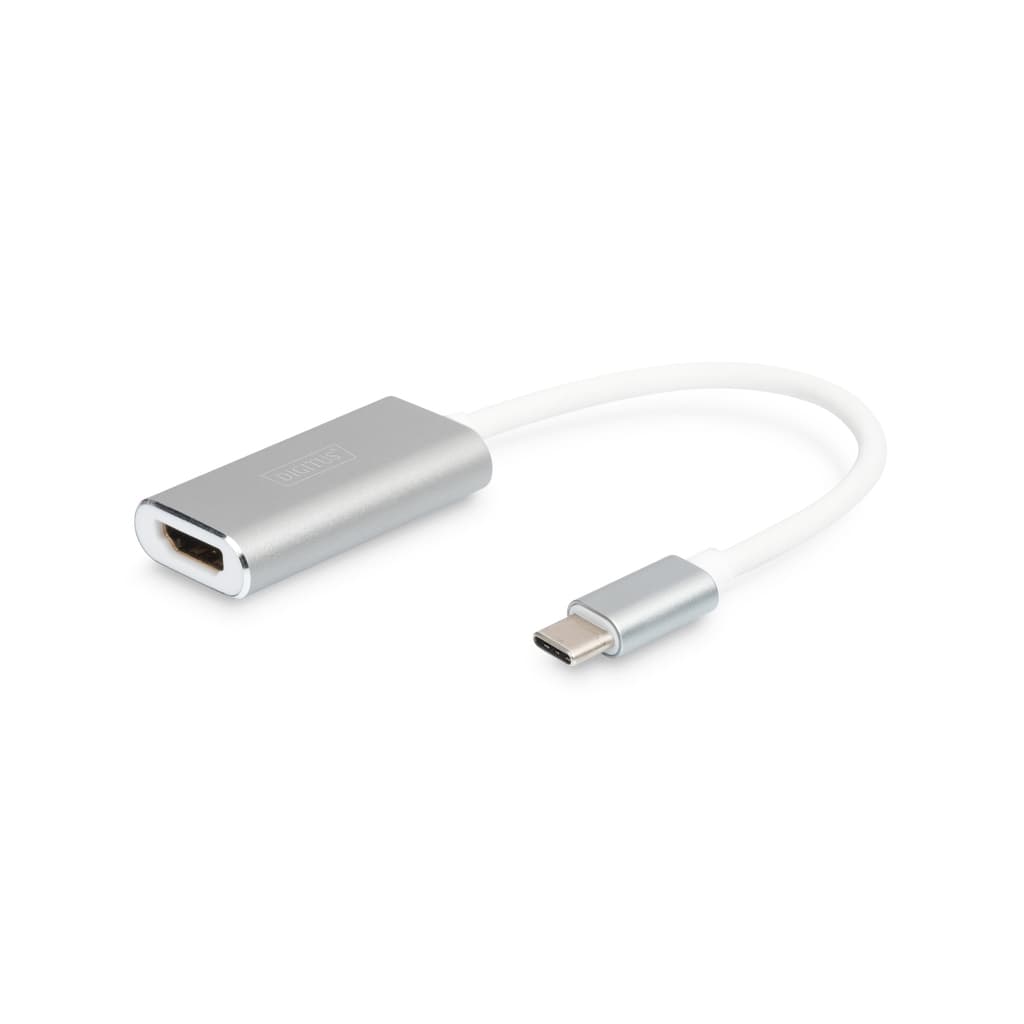 Перехідник USB-C to HDMI F 0.2m UHD 4K Digitus (DA-70836)