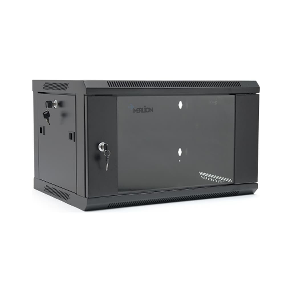 Шафа настінна Merlion 4U 19" 600*350*279 (Ш*Г*В)мм, black (MI3-6304 / 36526)