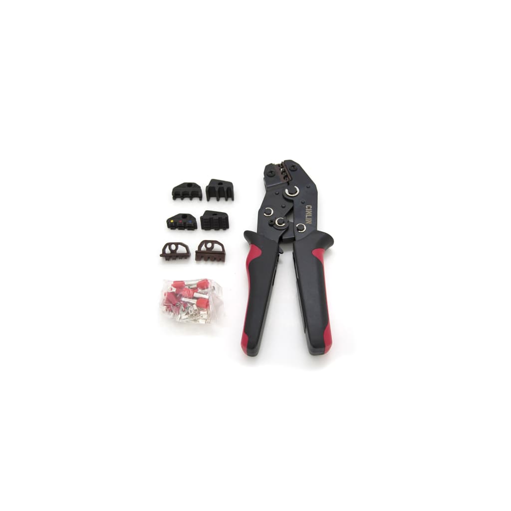 Затиск для клем CINLINELE Black-red + насадки 06 -0.5-6mm2, 02С -0.5-2.5mm2, 16WF -6-16mm2 (Cinlin-06-02C-16WF)