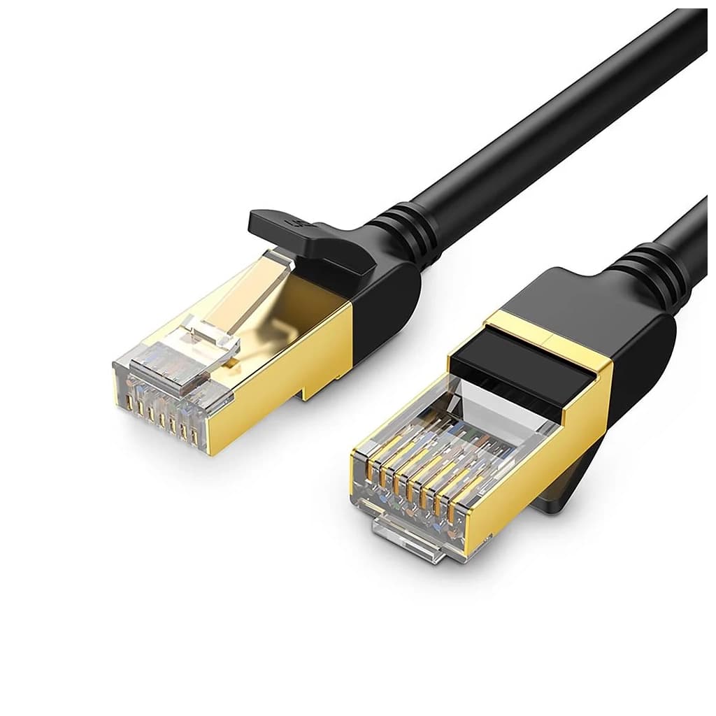 Патч-корд 10м, F/FTP cat 7 RJ-45 black Ugreen (U_11273)