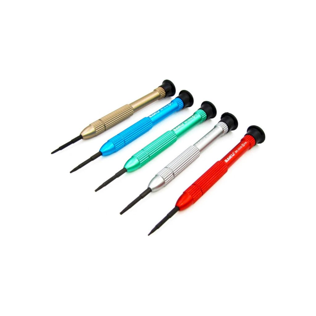 Набір викруток Bakku BK-5530 T4, T5, T6, крест 1,5 мм, пенталоб 0,8 мм ,Box (BK-5530)