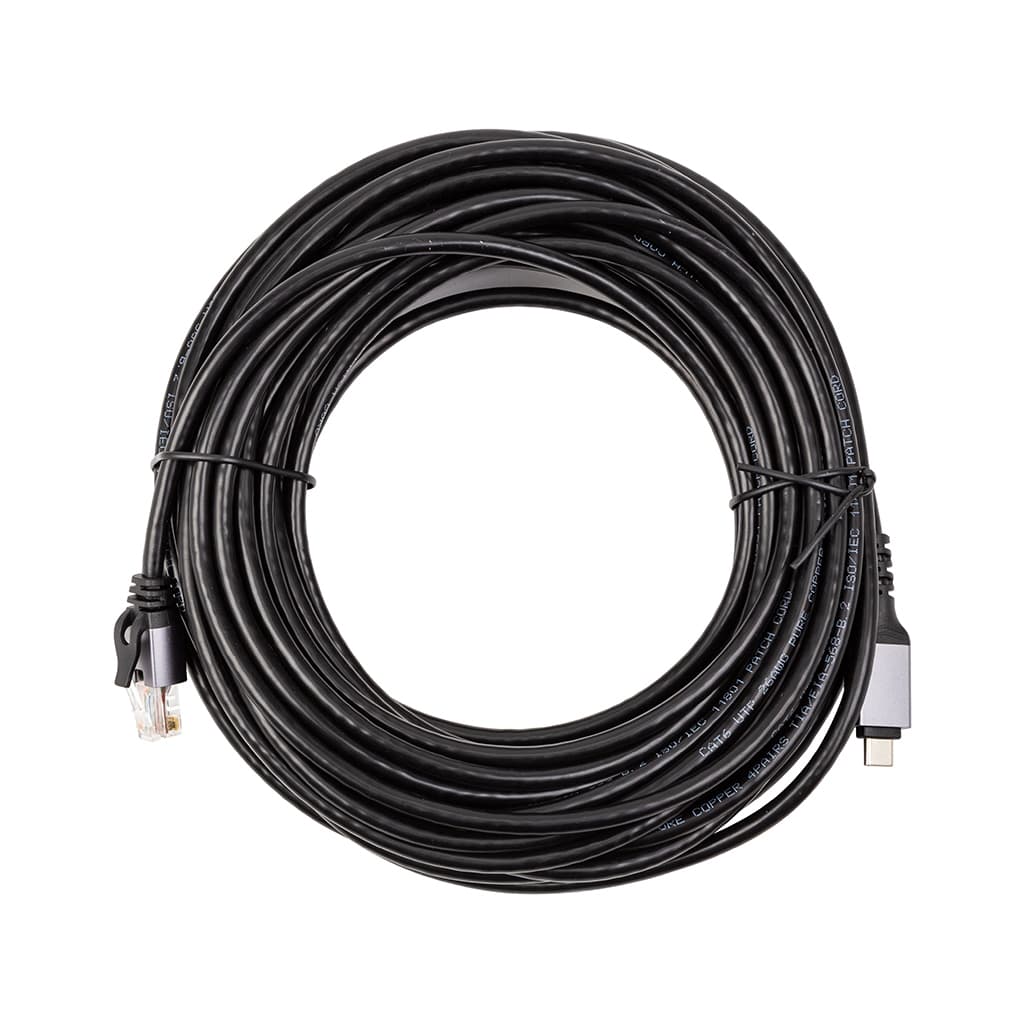 Дата кабель USB-C to RJ45 Ethernet 15.0m PowerPlant (CA914968)