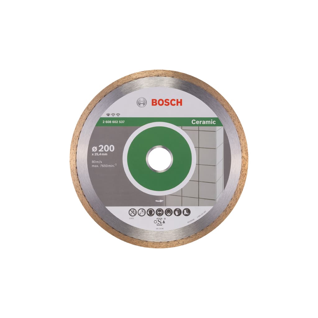 Круг відрізний Bosch Standard for Ceramic 200-25.4 (2.608.602.537)