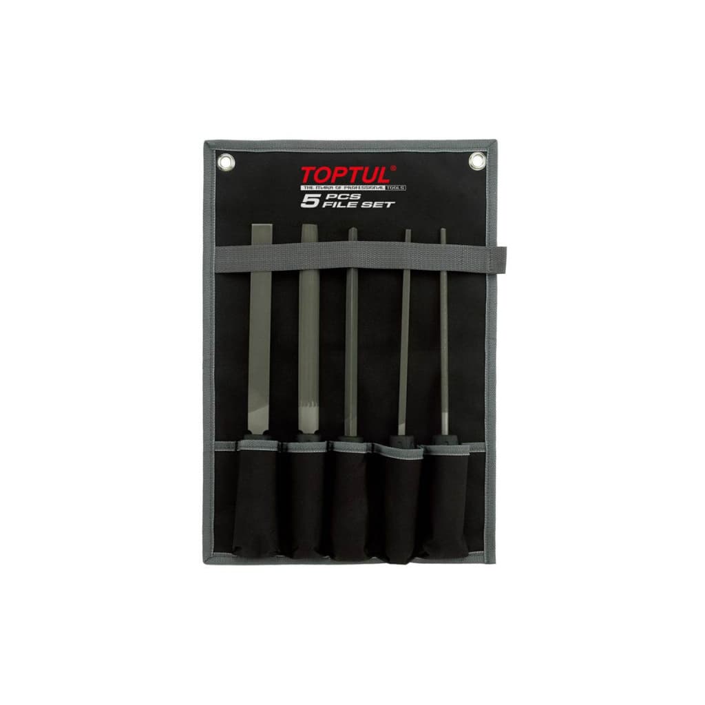 Напилок Toptul у чохлі 5шт. (GPAQ0503)