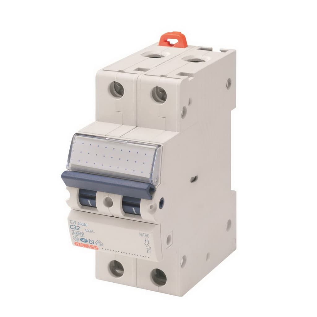 Автоматичний вимикач GEWISS 2-п. 32A 6kA С (GW92050)