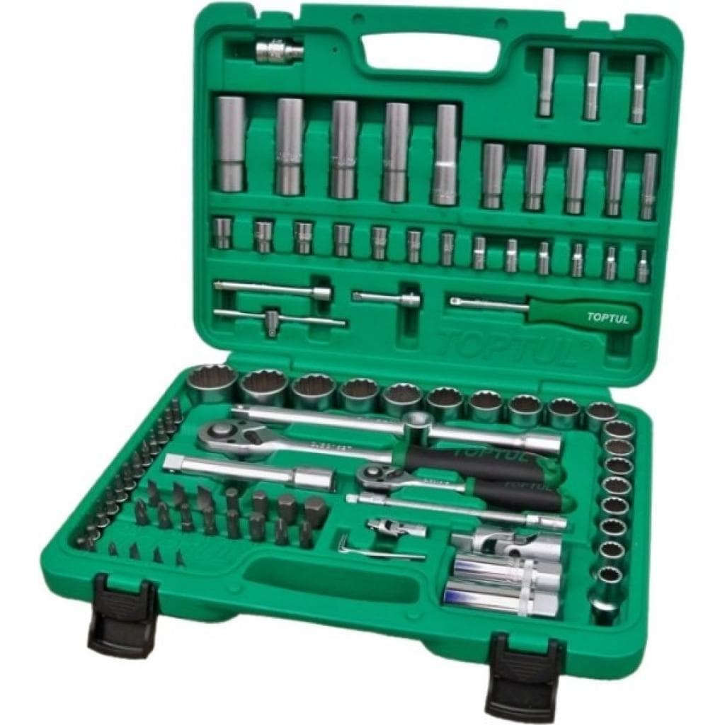 Набір інструментів Toptul для автомобіліста 1/4", 1/2" 94од. (12-гр.) (GCAI094R1)