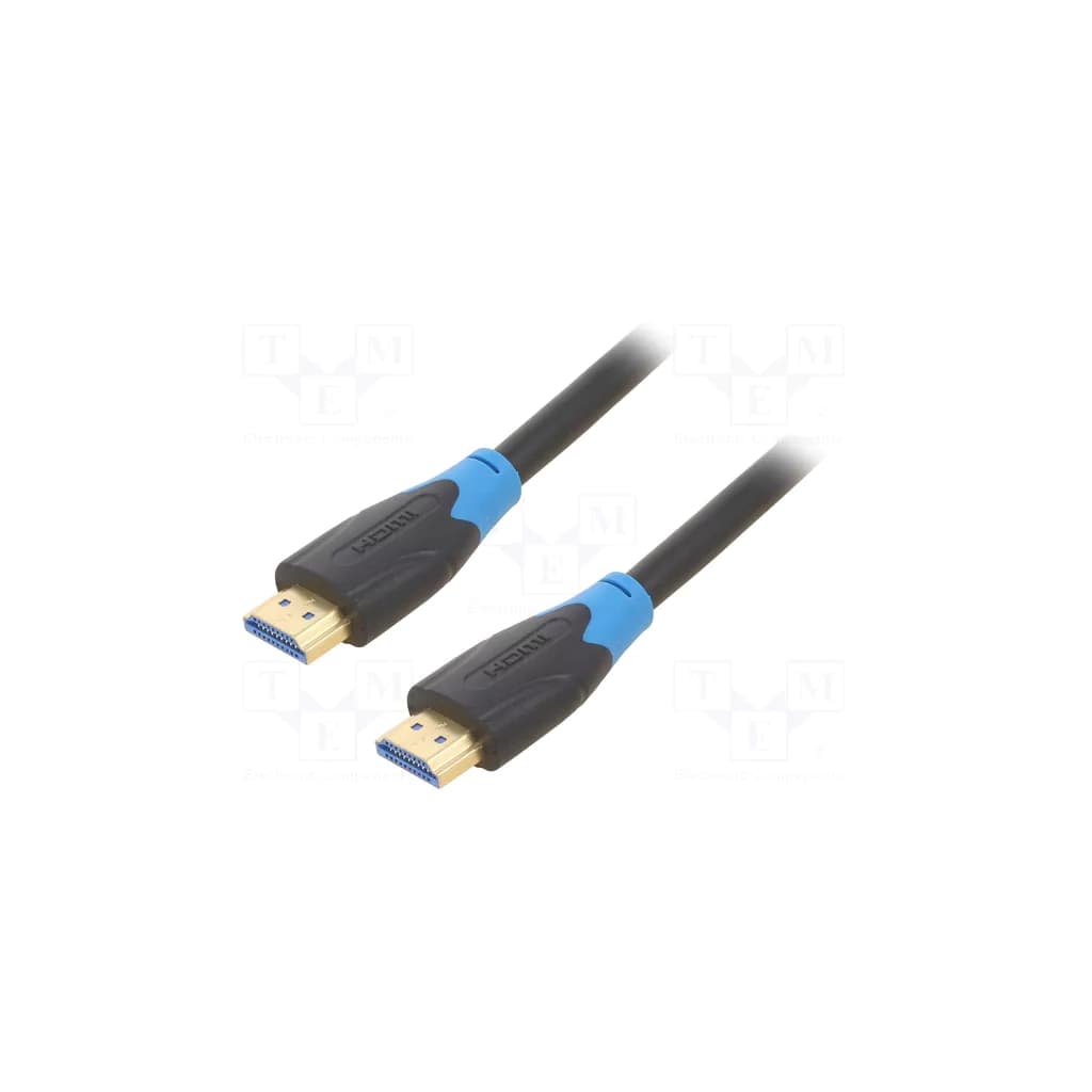 Кабель мультимедійний HDMI M to HDMI M 1.0m black VENTION (AAGBF)