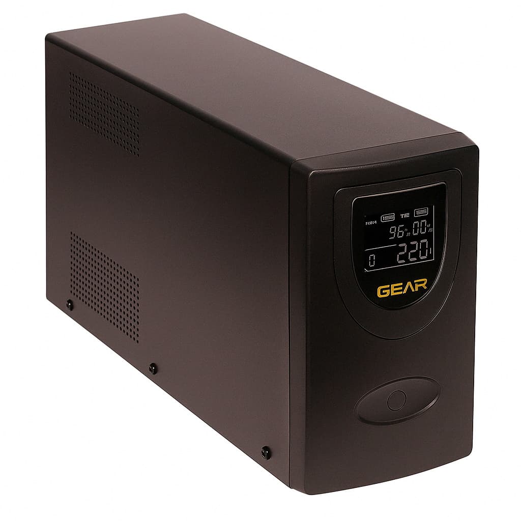 Пристрій безперебійного живлення GEAR GU-2000PLCD