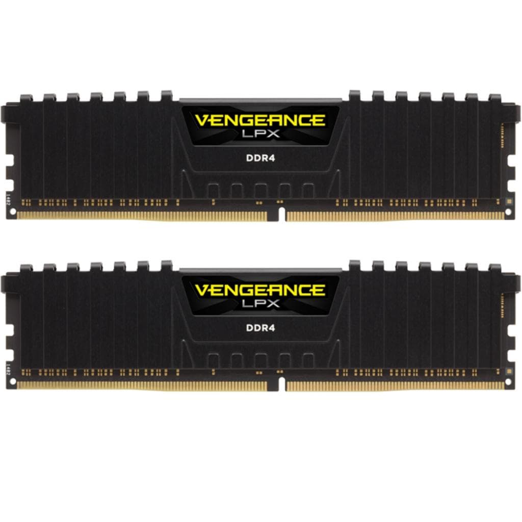 Модуль пам'яті для комп'ютера DDR4 32GB (2x16GB) 3200 MHz Vengeance LPX Black Corsair (CMK32GX4M2E3200C16)