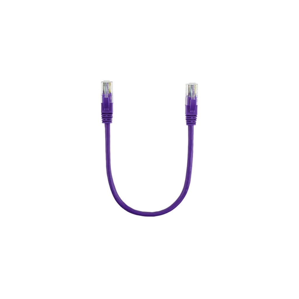 Патч-корд 0.5м, UTP, cat.5e, CU, violet Ritar (PCR-CU/0.5Pe / 14089)