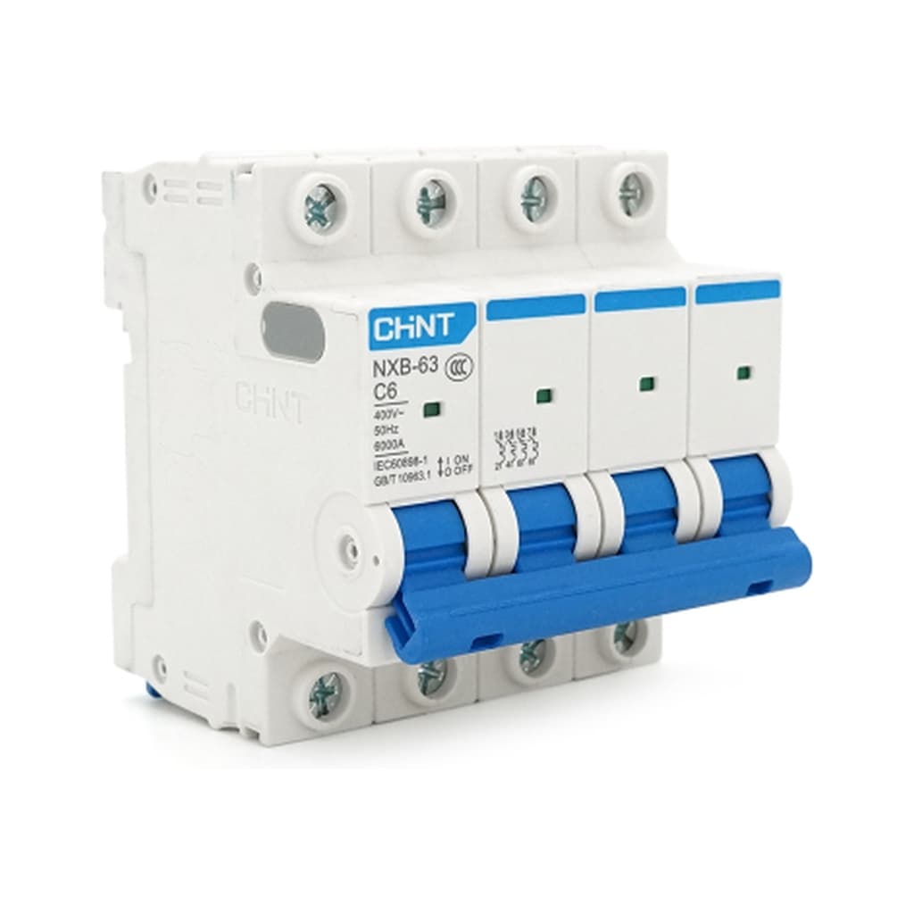 Автоматичний вимикач CHINT NXB-63-4P-C6