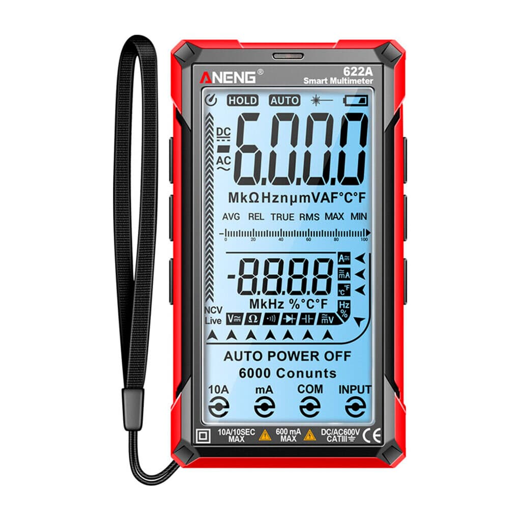 Цифровий мультиметр ANENG AN-622A, V, A, R, C, T, F (AN-622A)