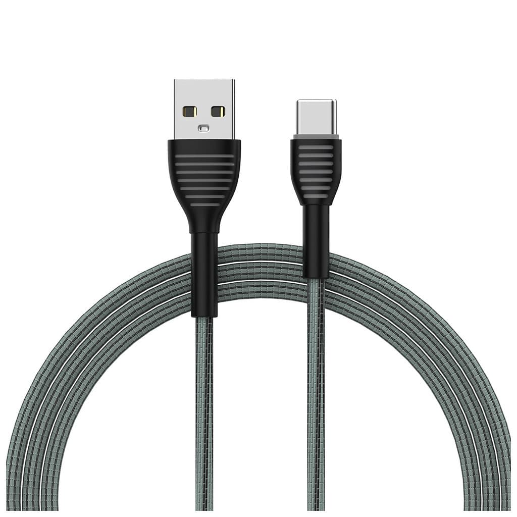 Дата кабель USB 2.0 AM to USB-C 1.0m ColorWay (CW-CBUC041-GR)