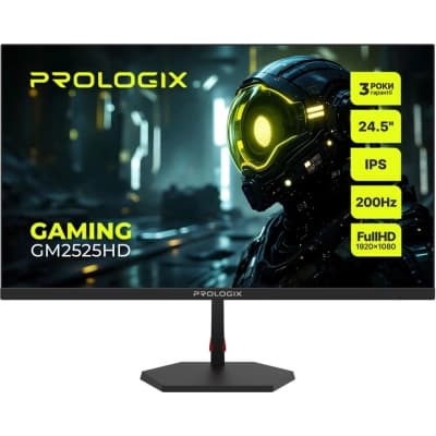 Монітор Prologix Gaming 24.5" GM2525HD IPS Black 200Hz
