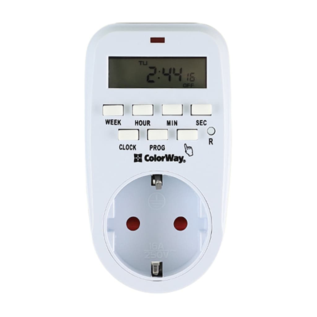 Таймер-розетка ColorWay CW-STE01-7D
