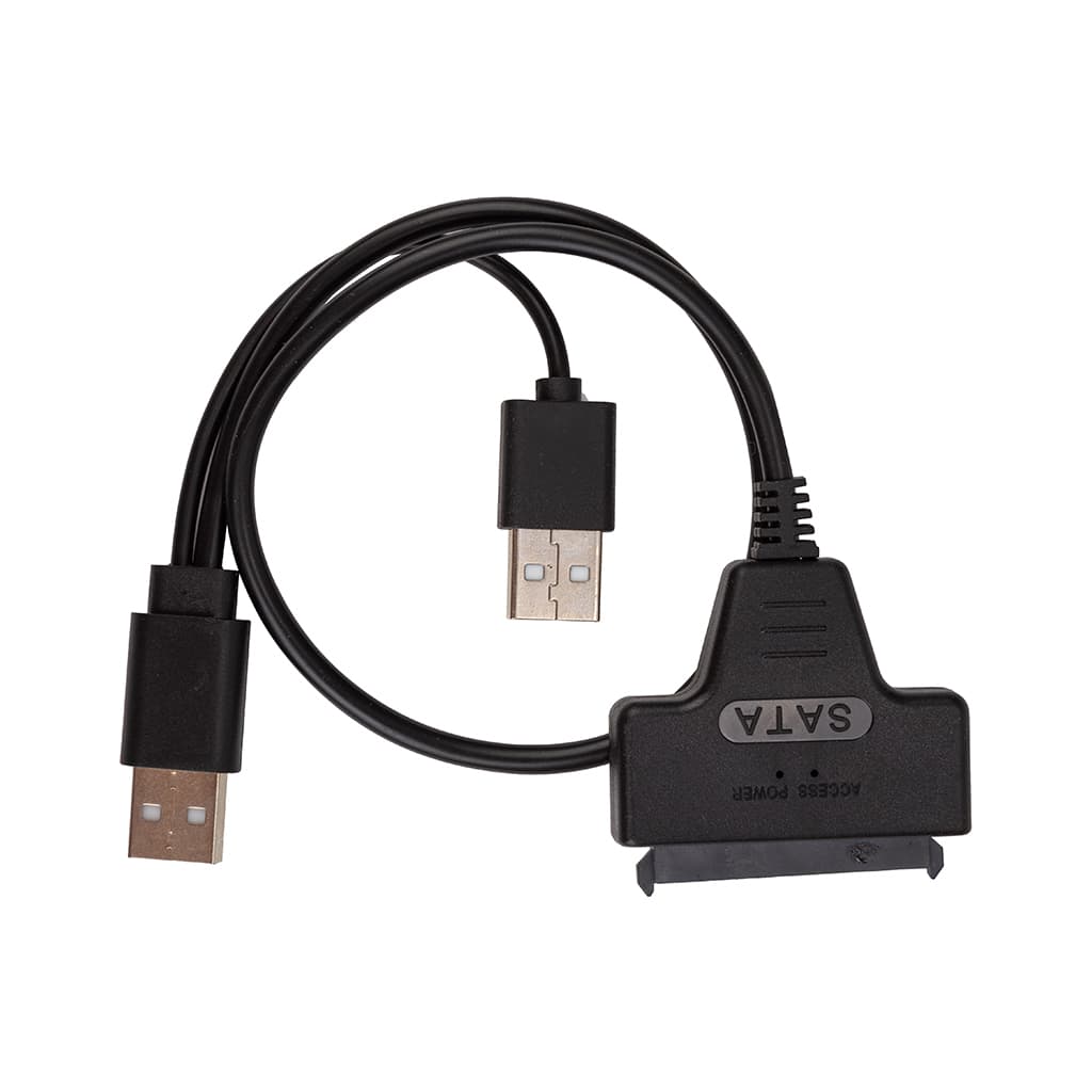 Перехідник USB 2.0 AM to Slimline SATA II 7+6pin PowerPlant (CA914852)
