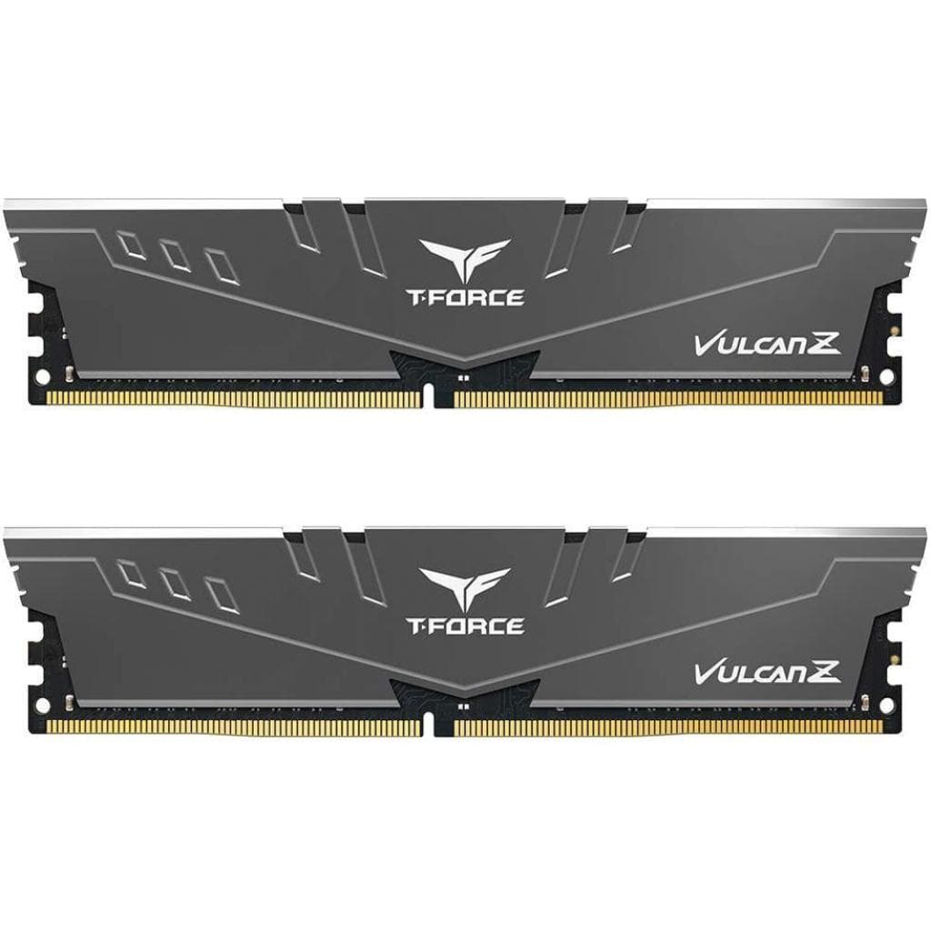 Модуль пам'яті для комп'ютера DDR4 16GB (2x8GB) 3200 MHz T-Force Vulcan Z Gray Team (TLZGD416G3200HC16CDC01)