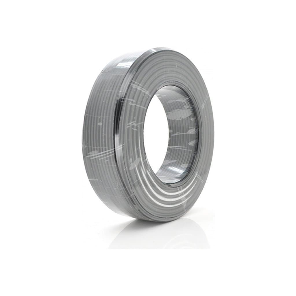 Кабель телевізійний Ritar RG59U 50 Ом 0,80мм.CCA, 64x0.12m CCA, black, 100м (RT-B100-RG58U-64W 8CCA)