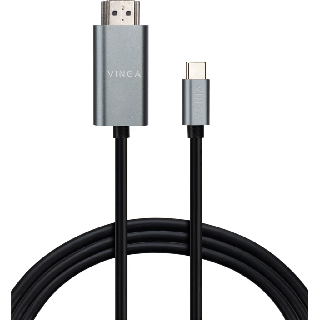 Кабель мультимедійний USB-C to HDMI M 1.5m V1.4 4K30Hz Vinga (VCPVCCH1415)