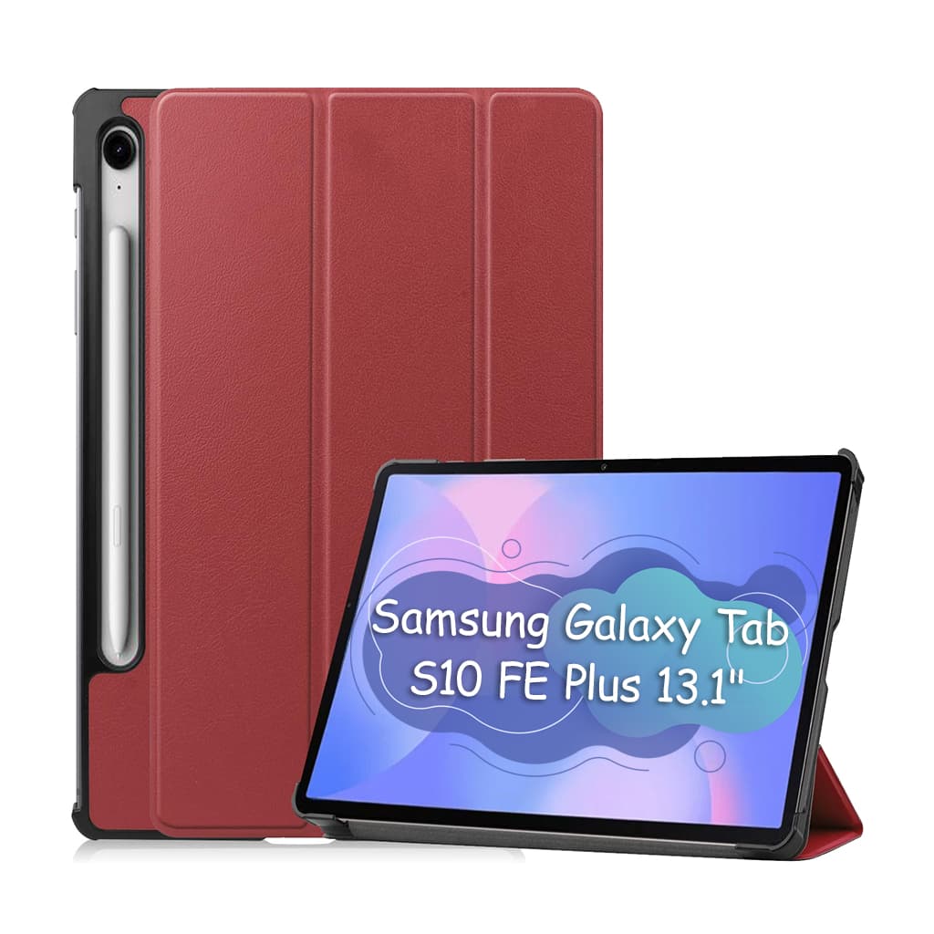 Чохол до планшета BeCover Smart Case Samsung Galaxy Tab S10 FE Plus (SM-X620/SM-X626) 13.1" Red Wine (713385)