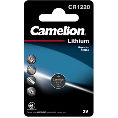 Батарейка Camelion CR 1220 Lithium * 1 (CR1220-BP1)