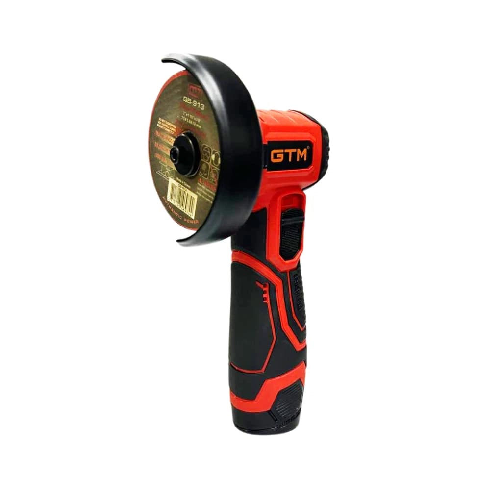 Шліфувальна машина GTM MAGC12/76BL, 12V, 2Ah, 76мм, 19500об/хв (MAGC12/76BL_KIT)