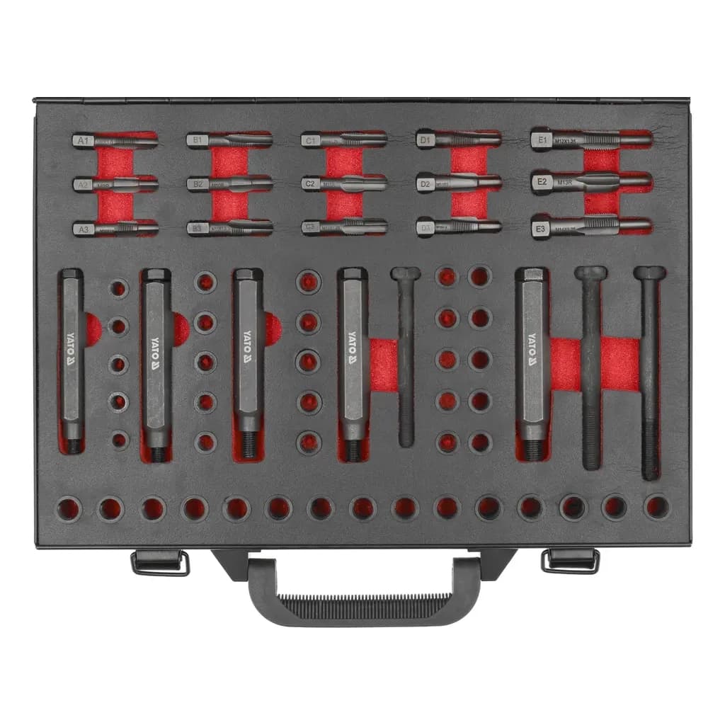 Набір інструментів Yato ремкомплект різьби свічок запалювання в блоці циліндрів (YT-17711)