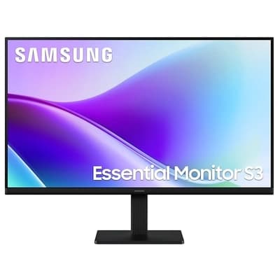 Монiтор Samsung 27" Essential S3 LS27F320 (LS27F320GAIXUA) IPS Black 120Hz