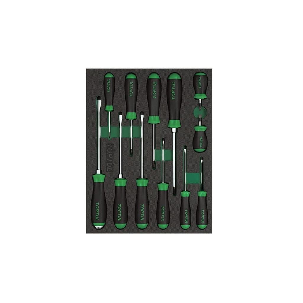Набір викруток Toptul у ложементі 12шт. (GVB1202)