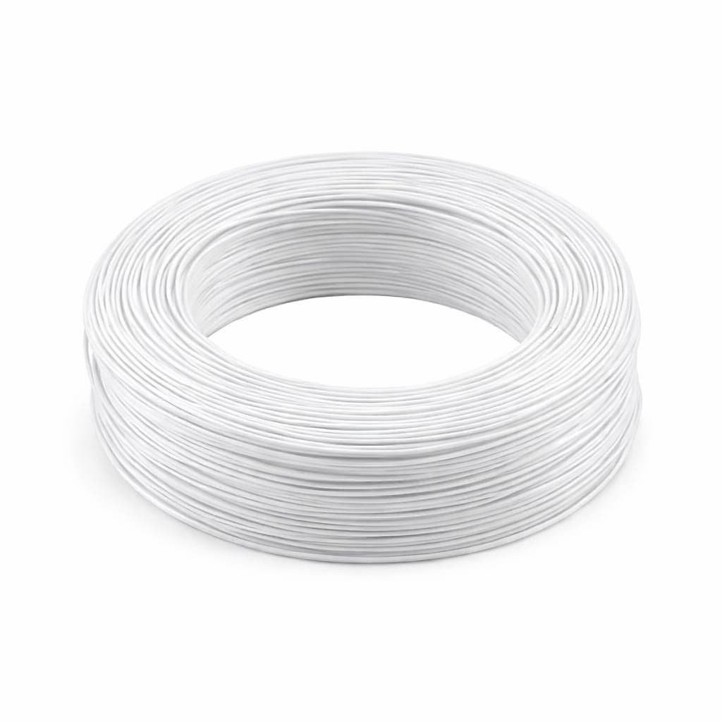 Кабель силовий MYSUN гнучкий, мідний, бухта 610м WHITE (24AWG-WT)