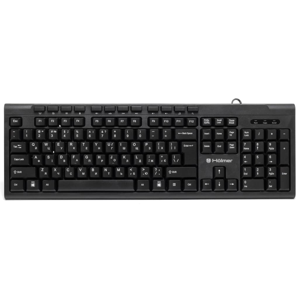 Клавіатура Hölmer K-01OF USB UA Black (K-01OF)