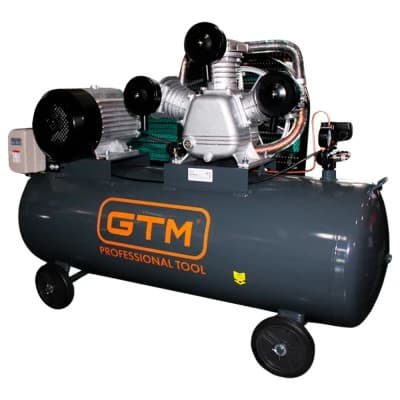 Компресор GTM 7,5кВт, 10бар , 220л, 1100/900л/хв, 380В (KC3090-220L)