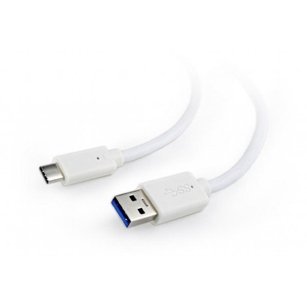 Дата кабель USB 3.0 AM to USB-C 0.5m Cablexpert (CCP-USB3-AMCM-W-0.5M)